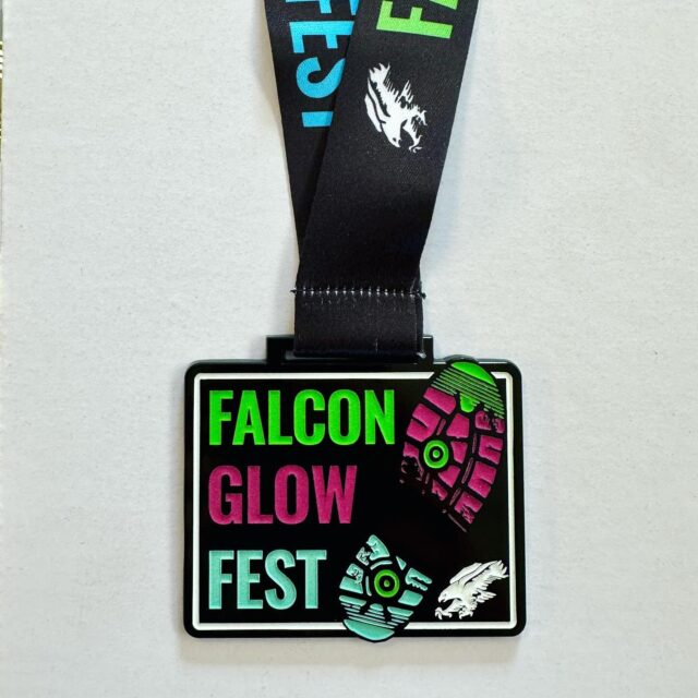 Need medals for your upcoming race? We have you covered! #softenamelmedal #glowingthedarkmedals #racemedals #shoplocal #marathonmedals #5kmedals