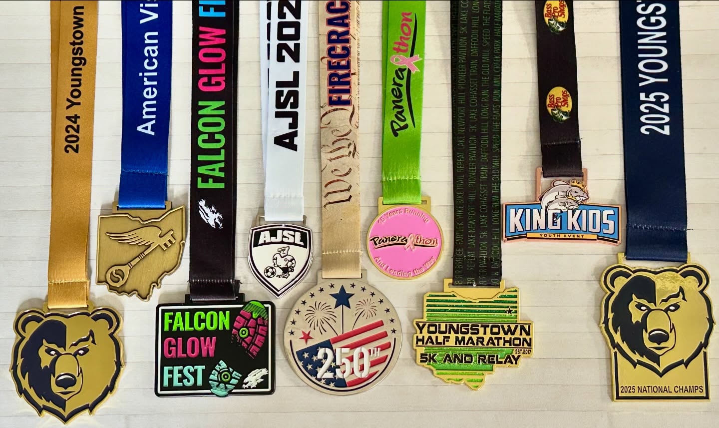 Need custom enamel medals for your race or other event? We have you covered! #5K #marathon
