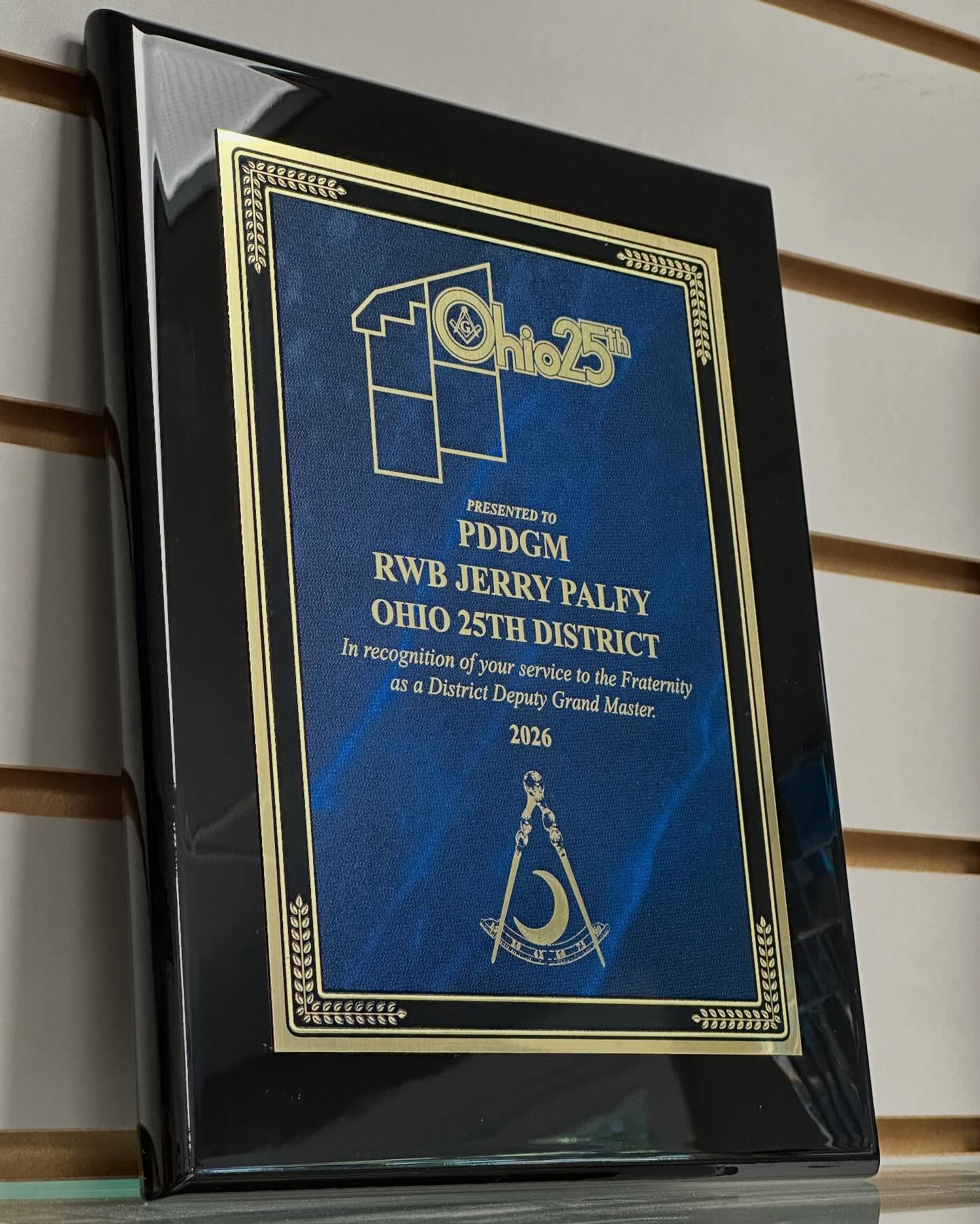 Love how these plaques came out! #CustomAwards #plaques #pianofinish